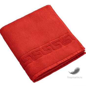 Махровые полотенца Dreamflor Weseta, Швейцария, красного цвета