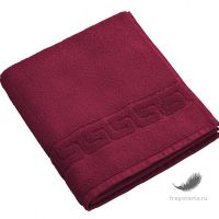 Махровые полотенца Dreamflor Weseta, Швейцария, бордового цвета