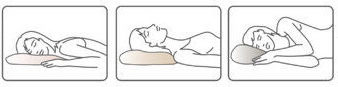 Подушка для сна на боку, спине и животе Sanitized Dorbena
